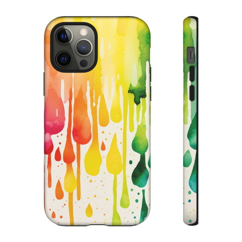 Rainbow Spring Showers - Impact Resistant Phone Case